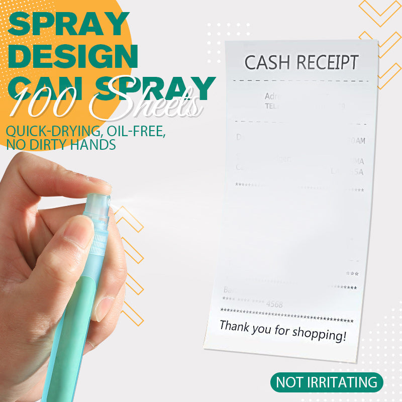 🔥New Hot Selling🔥Thermal Sensitive Paper Spray(The more you buy, the higher the discount)
