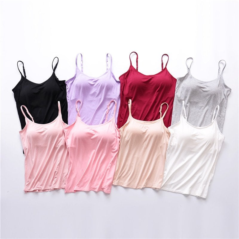 🔥Summer Sale - Tank With Built-In Bra