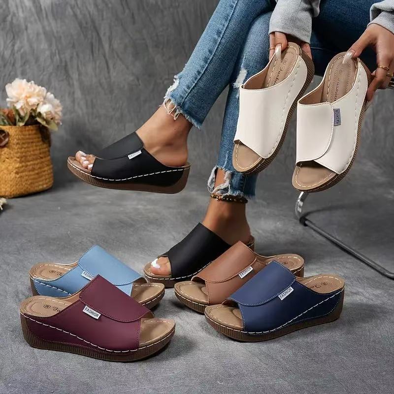 🔥New Hot Selling🔥 2025 Women's Casual Wedge Sandals(The more you buy, the higher the discount)