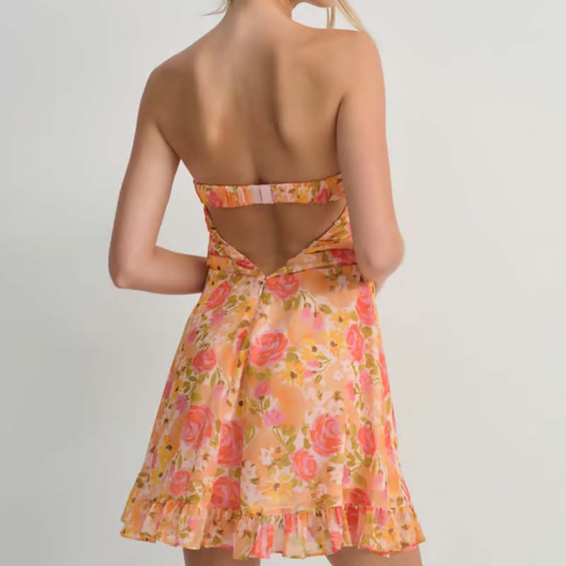 💗Limited Time Half Price Offer💗Women's Sexy Elegant Strapless A-Line Dress(The more you buy, the higher the discount)