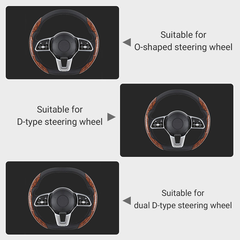 🍃🍃Carbon Fiber Pattern Laser Ultra-thin Non-slip Universal Car Steering Wheel Cover
