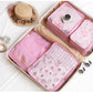 6-piece Portable Luggage Packing Cubes