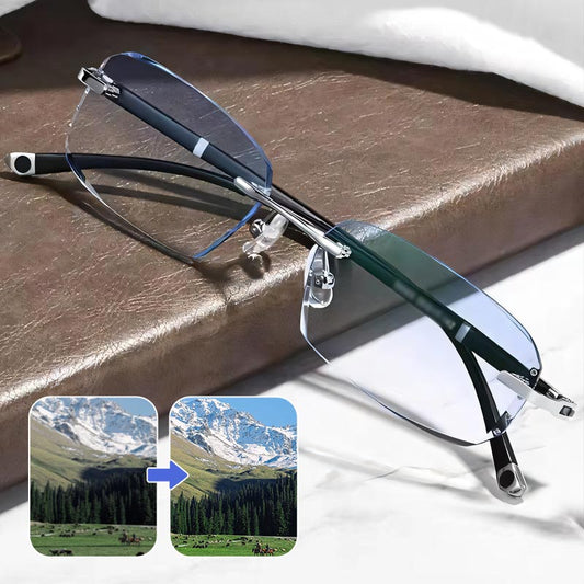 🔥New Sapphire High Hardness Anti-Blue Dual-Use Reading Glasses✨（The more you buy, the higher the discount）
