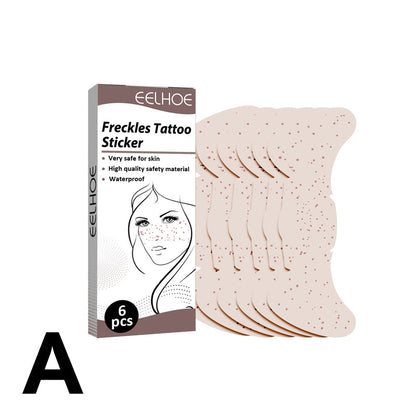 6PCS Freckle Facial Tattoo Stickers