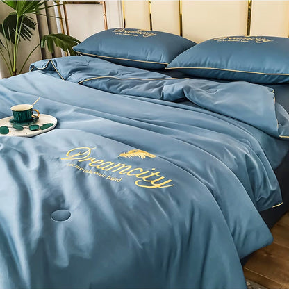 Get Ready For Summer🛏️ Summer Simple Ice Silk Quilt❄️