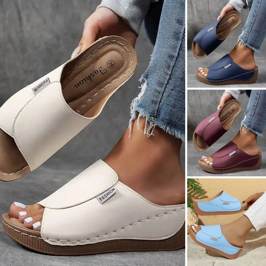 🔥New Hot Selling🔥 2025 Women's Casual Wedge Sandals（The more you buy, the higher the discount）
