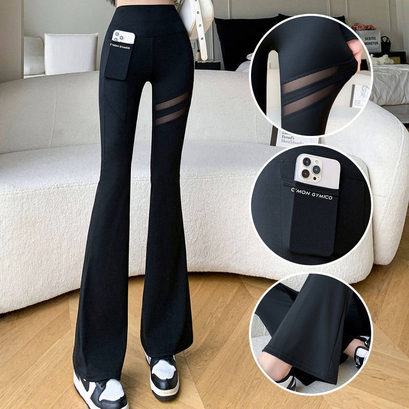💗Limited Time Half Price Offer💗Women's High Waist Slim-Fit Flare Yoga Pants（The more you buy, the higher the discount）