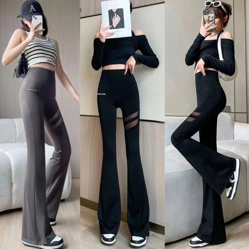 💗Limited Time Half Price Offer💗Women's High Waist Slim-Fit Flare Yoga Pants（The more you buy, the higher the discount）