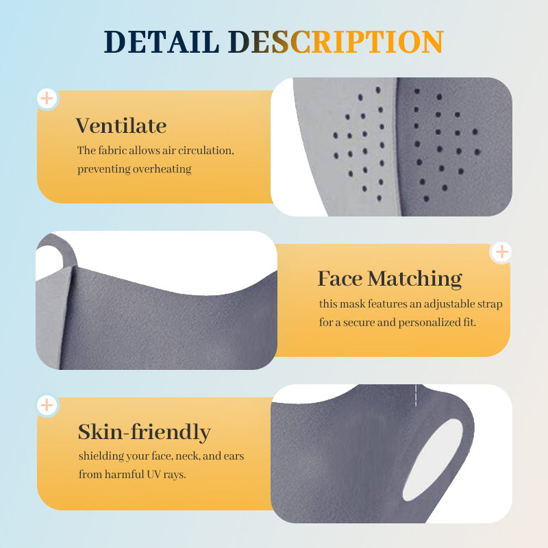 ⏳ Limited time 50% off! 💥Full Face Breathable Sun Protection Mask（The more you buy, the higher the discount）
