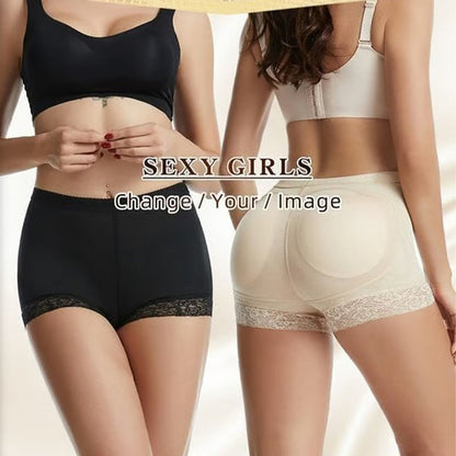 💗Limited Time Half Price Offer💗Women's Butt Lifting Padded Lace Underwear（The more you buy, the higher the discount）
